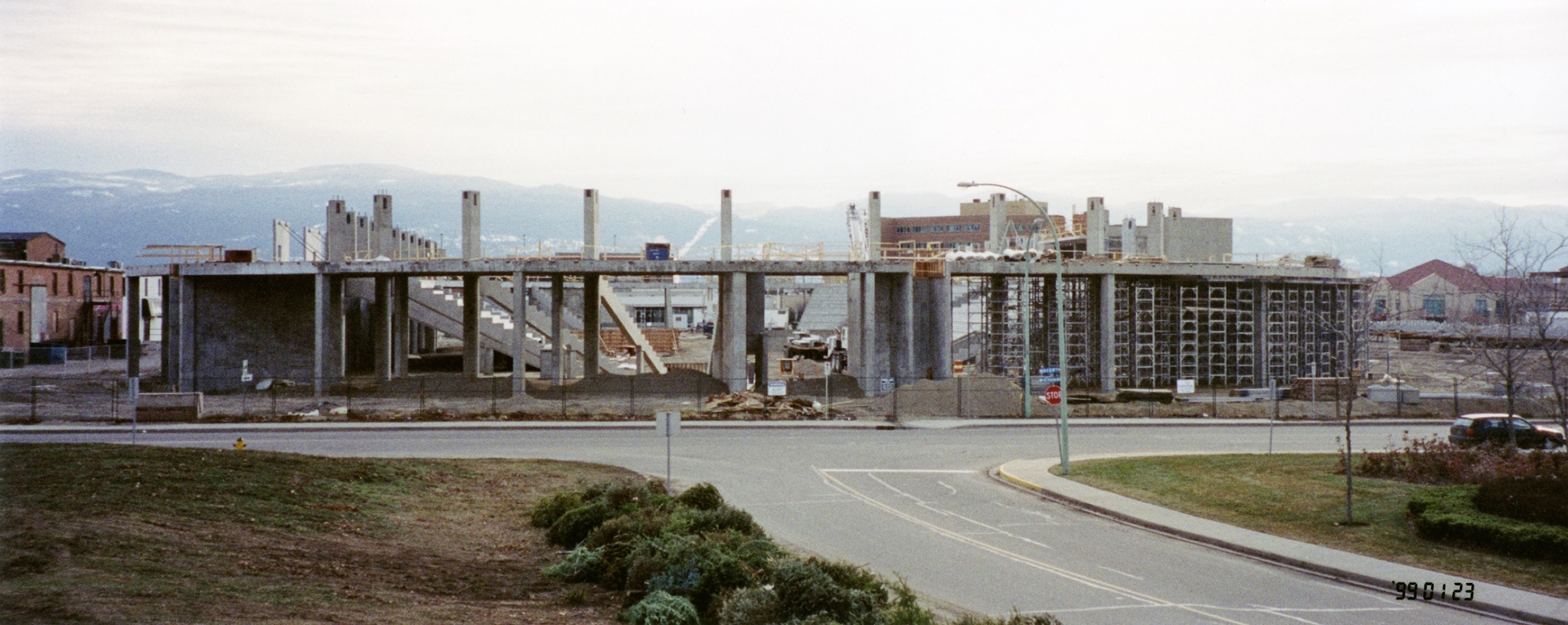 View of building from Sunset Drive